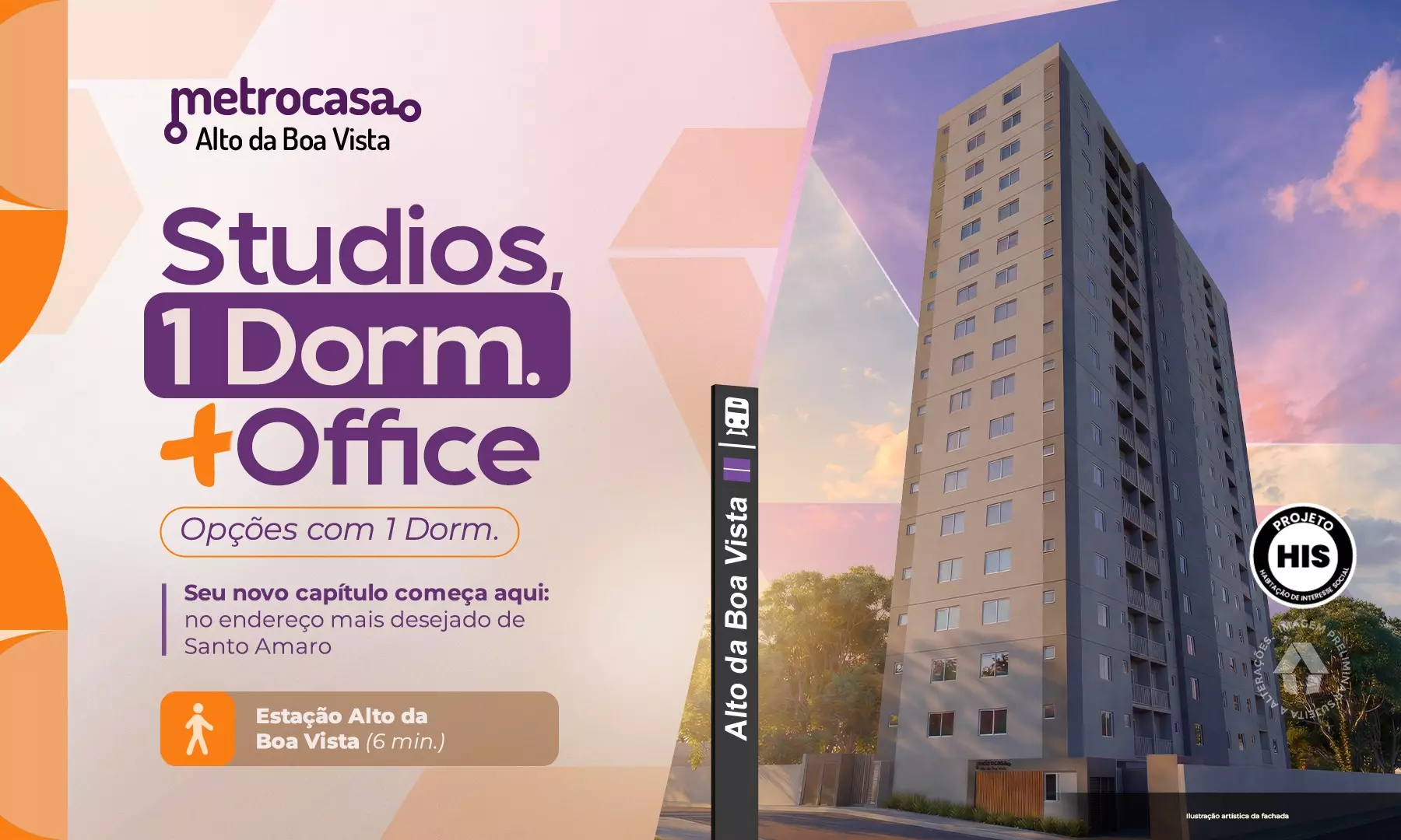 Por que morar no Metrocasa Alto da Boa Vista